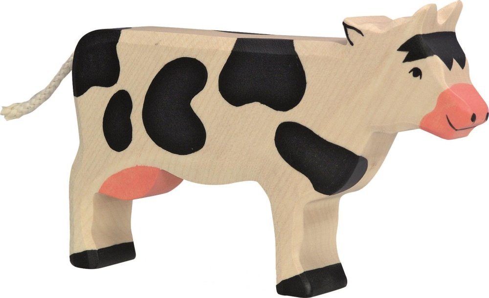 Holztiger Tierfigur HOLZTIGER Kuh aus Holz - stehend von Holztiger