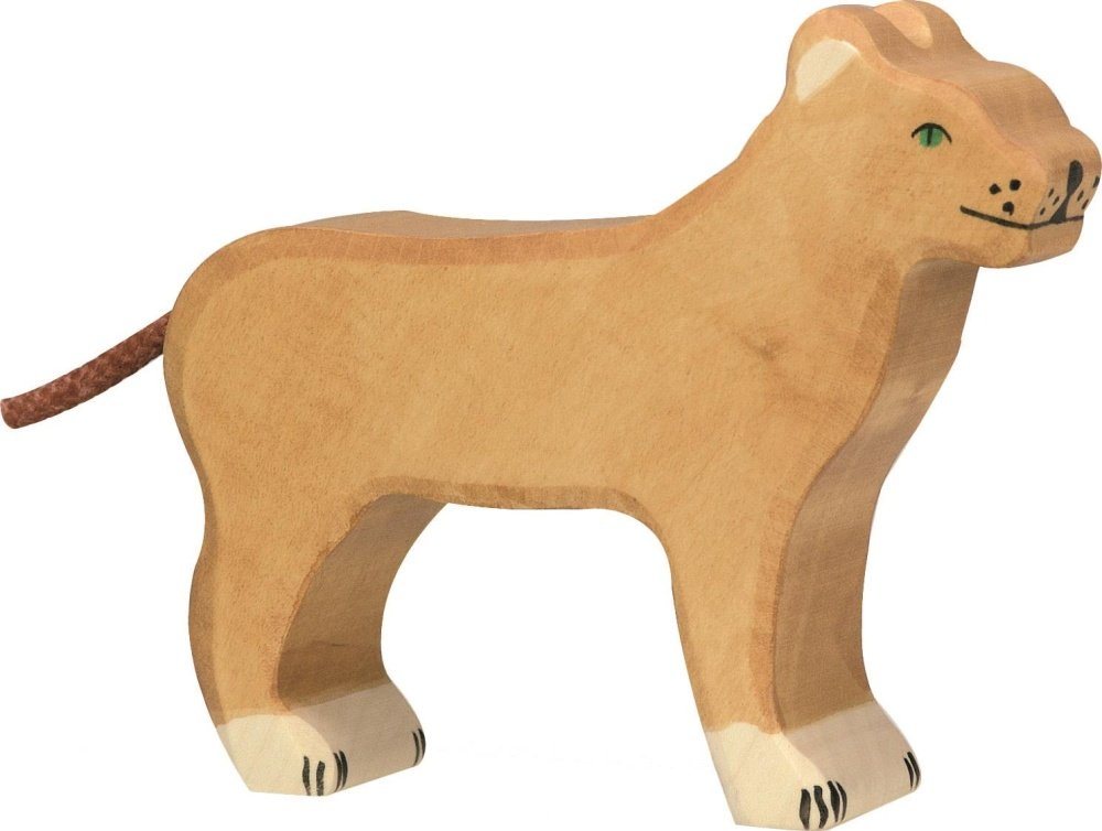 Holztiger Tierfigur HOLZTIGER Löwin aus Holz von Holztiger