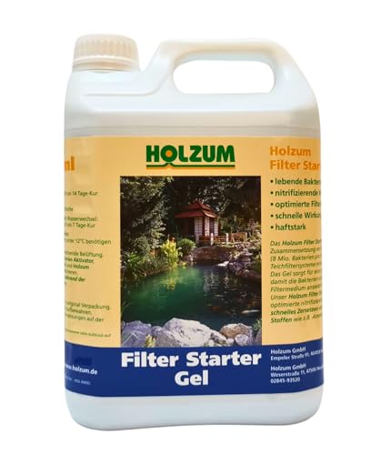 Holzum Filterstarter Bakterien 2500 ml/2,2 kg Gel von Holzum