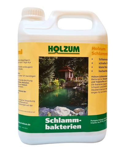 Holzum Schlammbakterien 2,5l/2,4 kg für 50.000 Liter Teichwasser von Holzum