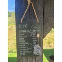 Wetterstation Schiefer von HolzundSchieferdeko