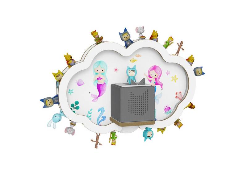 Holzura Kinderregal Tonieregal für Toniebox, Kinderregal Wolke Regal Tonie Figuren von Holzura