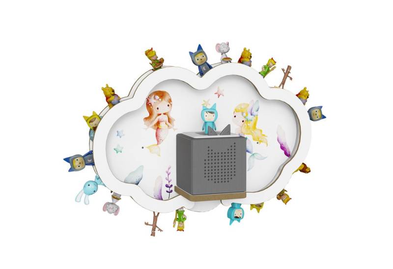 Holzura Kinderregal Tonieregal für Toniebox, Kinderregal Wolke Regal Tonie Figuren von Holzura