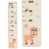 Messlatte Aus Holz, Für Das Kinderzimmer, Individuell Personalisiert Mit Wunschname Und Geburtsdatum, Taufgeschenk, Motiv Rehkitz Messlatte Aus Holz, Für Das Kinderzimmer, Individuell Personalisiert Mit Wunschname Und Geburtsdatum, Taufgeschenk, Motiv Rehkitz von Holzura