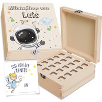 Zahndose Milchzahndose Personalisiertes Babygeschenk Mit Name, Holzdose Zahnfee Zahndose Milchzahndose Personalisiertes Babygeschenk Mit Name, Holzdose Zahnfee von Holzura