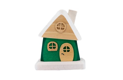 Holzwaren Egermann großes Räucherhaus aus Holz - Hübsches Rauchhaus in der Farbe: Grün - Maße: ca. 15 x 13 x 8 cm - Made in Germany Holzwaren Egermann großes Räucherhaus aus Holz - Hübsches Rauchhaus in der Farbe: Grün - Maße: ca. 15 x 13 x 8 cm - Made in Germany von Holzwaren Egermann Erzgebirge