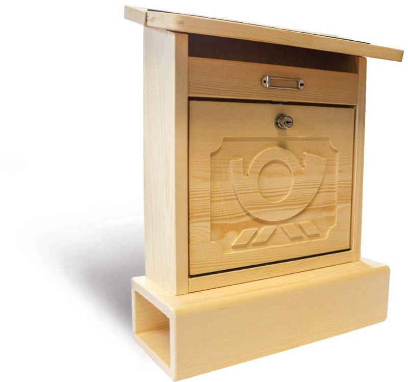 Holzwaren Wasmer Briefkasten "Alztaler" mit Zeitungsrolle Holzwaren Wasmer Briefkasten "Alztaler" mit Zeitungsrolle von Holzwaren Wasmer