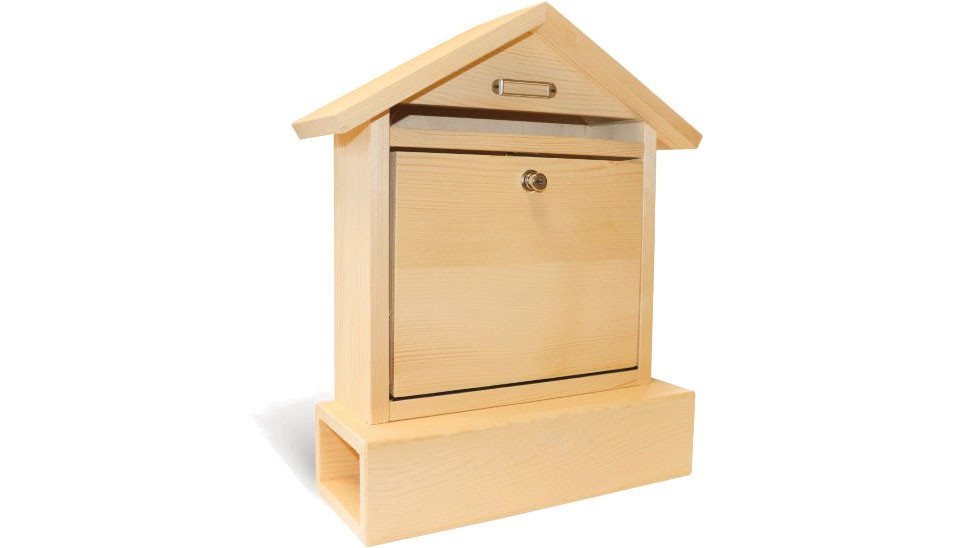 Holzwaren Wasmer Briefkasten Briefkasten "Tacherting" mit Zeitungsrolle, ohne Posthorn Holzwaren Wasmer Briefkasten Briefkasten "Tacherting" mit Zeitungsrolle, ohne Posthorn von Holzwaren Wasmer