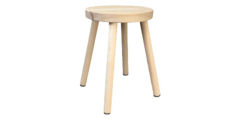 Holzwaren Wasmer Hocker Hocker "Rund-Vierfuß" von Holzwaren Wasmer