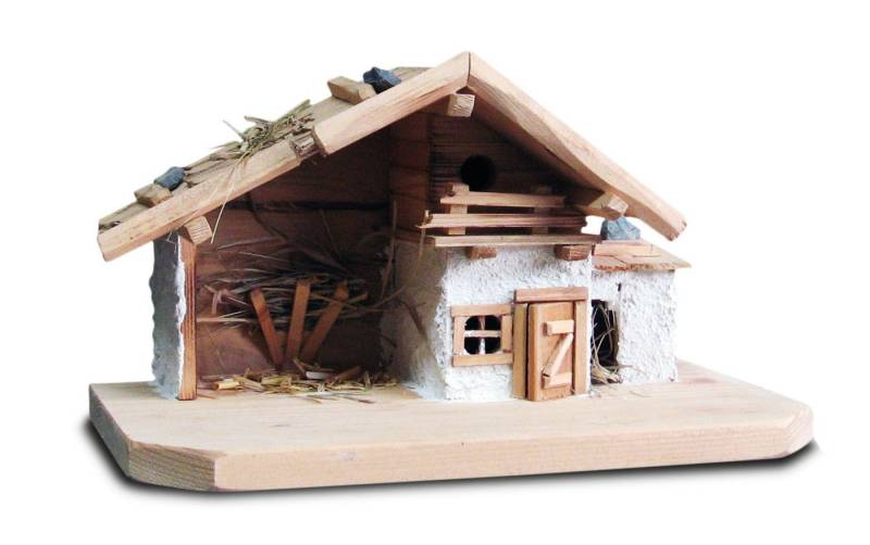 Holzwaren Wasmer Krippe Krippenstall "Allgäu" klein Holzwaren Wasmer Krippe Krippenstall "Allgäu" klein von Holzwaren Wasmer