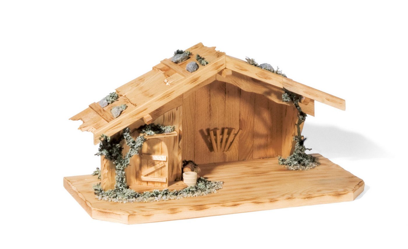 Holzwaren Wasmer Krippe Krippenstall "Chiemgau" klein Holzwaren Wasmer Krippe Krippenstall "Chiemgau" klein von Holzwaren Wasmer