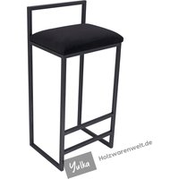 Barhocker Mit Rückenlehne Hocker Barstuhl 80x40x32cm | Sitzhöhe 65cmSerie "Sebastiano" Verschiedene Farbgestaltungen von Holzwarenwelt