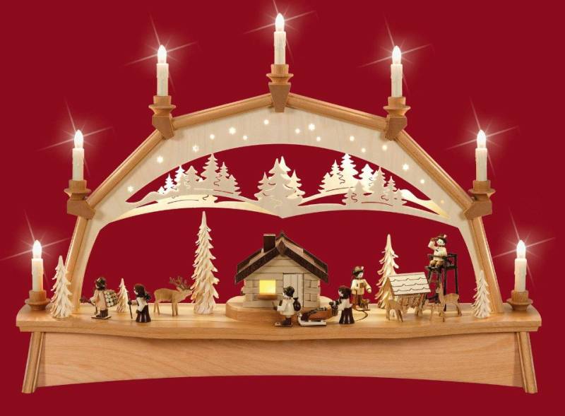 Holzwerkstatt Weisbach Lichterbogen Weisbach Lichterbogen Waldhaus mit bewegten Figuren Holzwerkstatt Weisbach Lichterbogen Weisbach Lichterbogen Waldhaus mit bewegten Figuren von Holzwerkstatt Weisbach