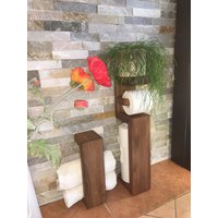 Toilettenpapierhalter + Handtuchhalter | Toilettenrollenhalter Klorollenhalter Aus Edlem Nussbaum von HolzwerkstattDaniel