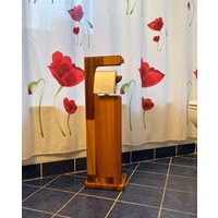 Toilettenpapierhalter | Toilettenrollenhalter Klorollenhalter Aus Massivem Erlenholz von HolzwerkstattDaniel