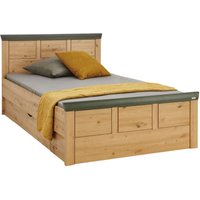 Hom´in Bett 120x200 BENTON, Holznachbildung von Hom´in