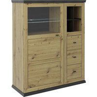 Hom´in Highboard BENTON, Holznachbildung von Hom´in