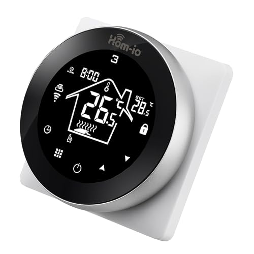 Hom-io la tua smart home 559593047 Smart Chronothermostat Wi-Fi Plus für Gaskessel und Boiler, 250 V, White von Hom-io la tua smart home