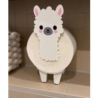 Toilettenpapierhalter Alpaka, Eye Catcher, Deko Im Bad, Lustiges Geschenk von Hom3DesignGeschenke