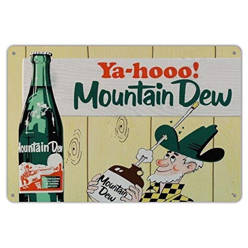 HomDeo Wanddekoration Mountain Dew Soda Pop Store Werbung Vintage Look Retro 20,3 x 30,5 cm Neuheit Metallschilder Blechschild HomDeo Wanddekoration Mountain Dew Soda Pop Store Werbung Vintage Look Retro 20,3 x 30,5 cm Neuheit Metallschilder Blechschild von HomDeo