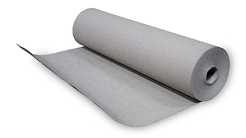 Filzpappe | Dämm- und Rohfilzpappe Trittschalldämmung, Stärke: 0,6 mm, 330 g/m², Rollengröße: 50 m² (330 g/m² | Abdeckpappe von Homa