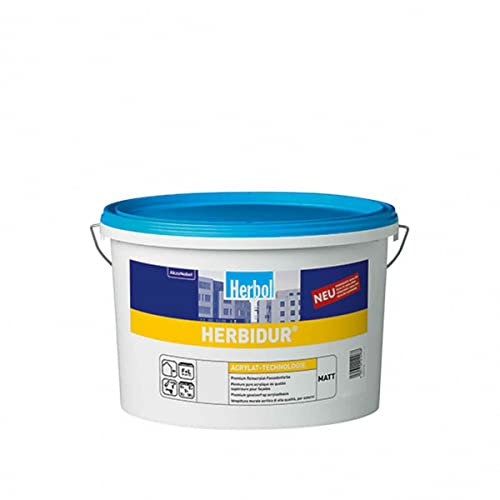 Herbol Herbidur Fassadenfarbe weiß 2,5l - Reinacrylat-Fassadenfarbe von Homa