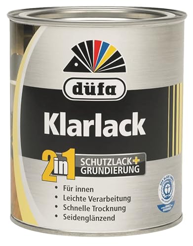 düfa 2 in 1 Klarlack seidenglänzend - Lack 0,75L Neu von Homa