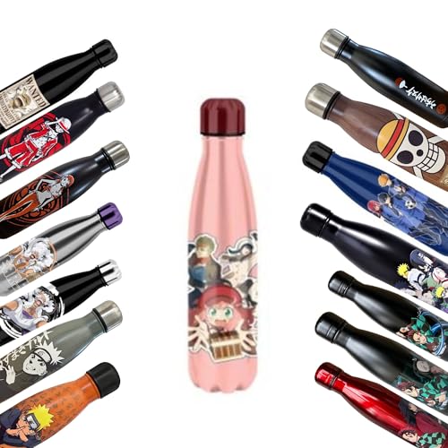 Homadict Spy x Family Thermosflasche – Trinkflasche aus Edelstahl – hält warm und kalt 12 Stunden – Sport, Reisen, Alltag – 500 ml – BPA Free – offizielles Lizenzprodukt Homadict Spy x Family Thermosflasche – Trinkflasche aus Edelstahl – hält warm und kalt 12 Stunden – Sport, Reisen, Alltag – 500 ml – BPA Free – offizielles Lizenzprodukt von HÔMADICT