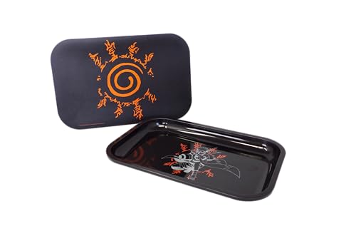 Naruto Seal Mehrzweck-Tablett mit magnetischem Deckel – für Aufbewahrung, Dekoration, Service, 29 x 19 cm – offizielles Naruto-Lizenzprodukt von Hômadict