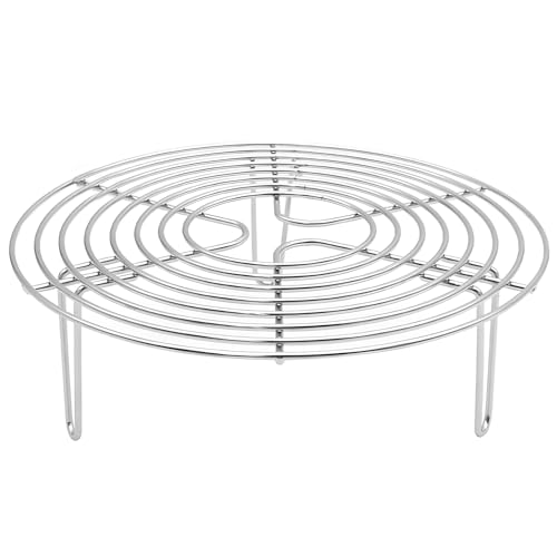 Dampfgarer Rack zum Kochen, Lebensmittelqualität 304 Edelstahl Dampfständer für Luftfritteuse, Schnellkochtopf, Töpfe, 24cm Höhe, verdicktes Design, inklusive 4 stabilen Beinen Dampfgarer Rack zum Kochen, Lebensmittelqualität 304 Edelstahl Dampfständer für Luftfritteuse, Schnellkochtopf, Töpfe, 24cm Höhe, verdicktes Design, inklusive 4 stabilen Beinen von Homaisson