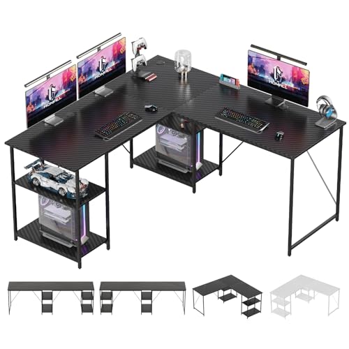 Homall Eckschreibtisch 150 X 150 cm, Schreibtisch L Form Reversibel mit 3 Kabellöchern, Schreibtisch eckschreibtisch Computertisch fürs Homeoffice, Schreibtisch Schwarz Homall Eckschreibtisch 150 X 150 cm, Schreibtisch L Form Reversibel mit 3 Kabellöchern, Schreibtisch eckschreibtisch Computertisch fürs Homeoffice, Schreibtisch Schwarz von Homall