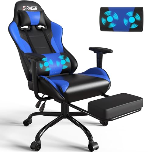 Homall Gaming Chair with Massage Lumbar Cushion von Homall