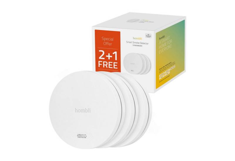 Hombli Sensor smarter Rauchmelder (3er-Pack) von Hombli