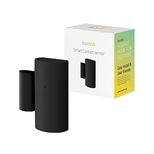 Hombli Smart Bluetooth Kontaktsensor mit Sofortige Benachrichtigungen | Smartes Drahtloser Tür und Fenstersensor mit App-Funktion | Kompatibel mit Google, Alexa und Siri | Einfache Installation von Hombli