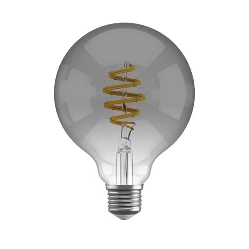 Hombli Smarte Glühbirne G95 E27 LED WLAN, dimmbar, vintage, warmweißes Licht 1800-2700K CCT, 800 Lumen, kompatibel mit Google, Alexa - Smokey von Hombli
