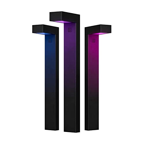 Hombli Smarte Wegeleuchten mit 16 Millionen Farben RGB CCT, wetterfestes Gartenlicht, App-fähig, dimmbar, LED-Außenlicht, Zeitschaltuhr 3er Pack Hombli Smarte Wegeleuchten mit 16 Millionen Farben RGB CCT, wetterfestes Gartenlicht, App-fähig, dimmbar, LED-Außenlicht, Zeitschaltuhr 3er Pack von Hombli