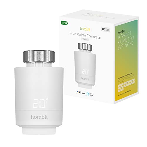 Hombli Heizkörperthermostat Erweiterung, Bluetooth, App- und Sprachsteuerung, kompatibel mit Alexa, Google Assistant, Siri - 1 Stück Hombli Heizkörperthermostat Erweiterung, Bluetooth, App- und Sprachsteuerung, kompatibel mit Alexa, Google Assistant, Siri - 1 Stück von Hombli