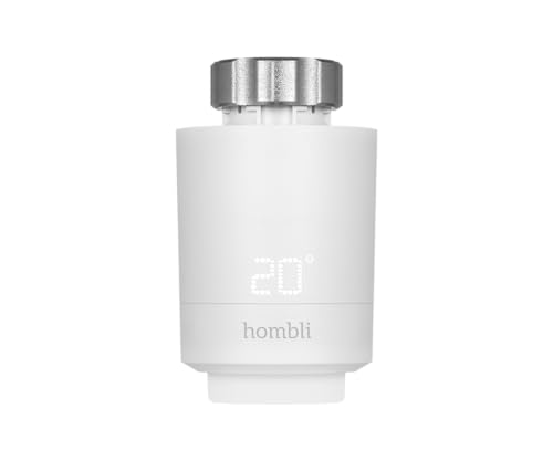 Hombli Smartes Heizkörperthermostat Starter Kit mit App-Funktion | Heizungsthermostat mit Sprachsteuerung und Bluetooth | Energiesparen | Einfache Installation | Kompatibel mit Google, Alexa und Siri Hombli Smartes Heizkörperthermostat Starter Kit mit App-Funktion | Heizungsthermostat mit Sprachsteuerung und Bluetooth | Energiesparen | Einfache Installation | Kompatibel mit Google, Alexa und Siri von Hombli