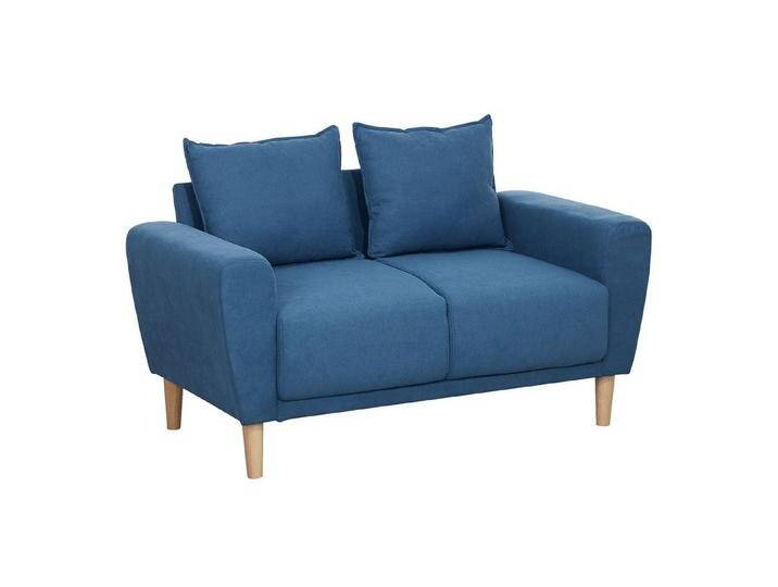 HOMCOM 2-Sitzer mit 2 Kissen, 51cm extra tiefen Sitzen, Holzrahmen, aus Samt, Doppelsofa 1 Teile, für Wohnzimmer Schlafzimmer Büro, 133 x 73 x 81 cm von Homcom
