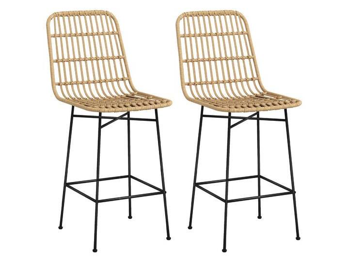 HOMCOM BARHOCKER,, Gelb, Kunststoff, 53.5x105x45 cm, Esszimmer, Barmöbel, Barhocker von Homcom
