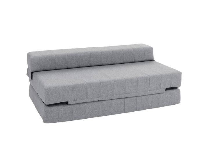 HOMCOM BODENSOFA, Grau, 2-Sitzer, Füllung: Schaumstoff, 80x50x138 cm, Wohnzimmer, Sofas & Couches, Schlafsofas von Homcom