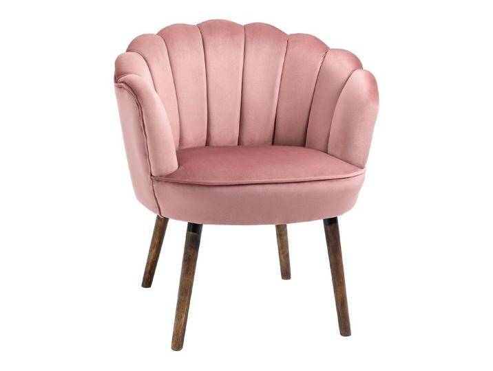 HOMCOM Barhocker Küchenstuhl Sessel mit Rückenlehne (Wohnzimmerstuhl, 1 St., Esszimmerstuhl), Polyester Gummiholz Rosa 66 x 66 x 78,5 cm, rosa, Rosa von Homcom