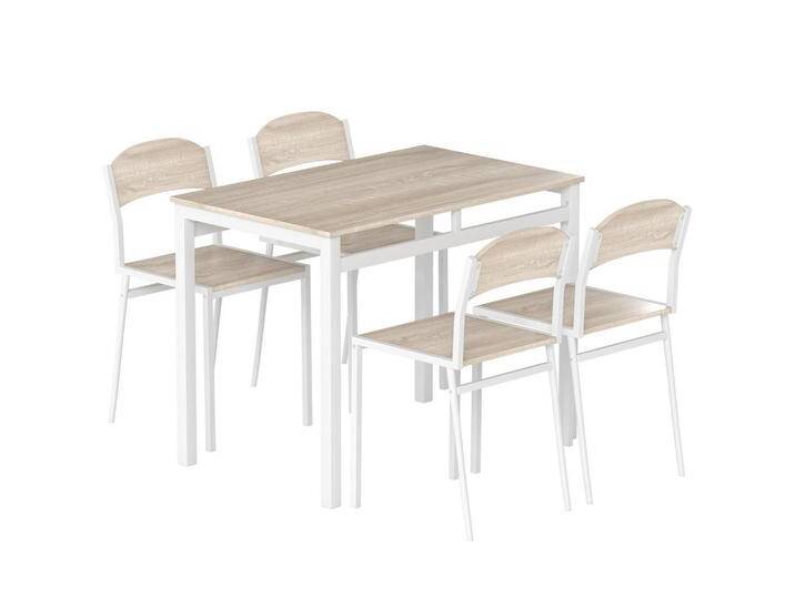 HOMCOM ESSTISCHSET, Hellgrau, Kunststoff, 63x76.5x100 cm, Esszimmer, Bänke, Tisch- & Eckbankgruppen HOMCOM ESSTISCHSET, Hellgrau, Kunststoff, 63x76.5x100 cm, Esszimmer, Bänke, Tisch- & Eckbankgruppen von Homcom