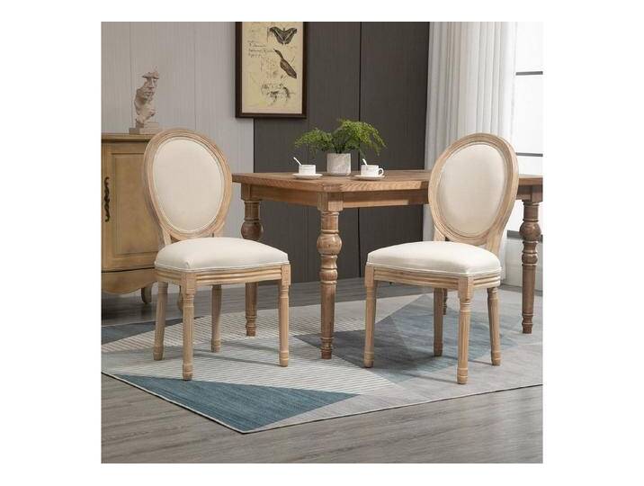 HOMCOM Esszimmerstuhl Esszimmerstuhl im 2er Set mit Vintage Design, bunt HOMCOM Esszimmerstuhl Esszimmerstuhl im 2er Set mit Vintage Design, bunt von Homcom