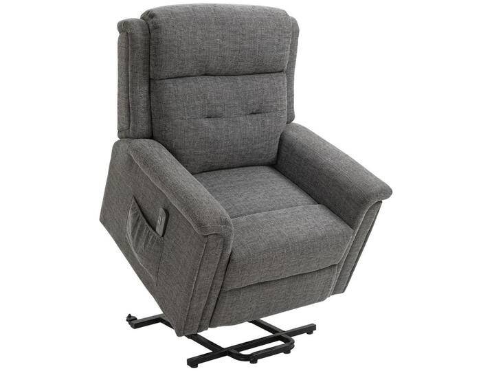 HOMCOM FERNSEHSESSEL, Grau, Kunststoff, 87x108x92 cm, Wohnzimmer, Sessel, Fernsehsessel von Homcom