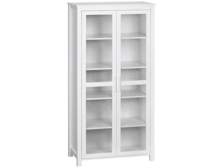 HOMCOM KÜCHENSCHRANK, Weiß, Holz, 80x160x39.5 cm, Küchen, Küchenmöbel, Küchenschränke, Geräteumbauschränke von Homcom