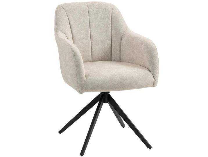 HOMCOM LOUNGESESSEL,, Beige, Kunststoff, 56x86x63 cm, Wohnzimmer, Sessel, Polstersessel von Homcom