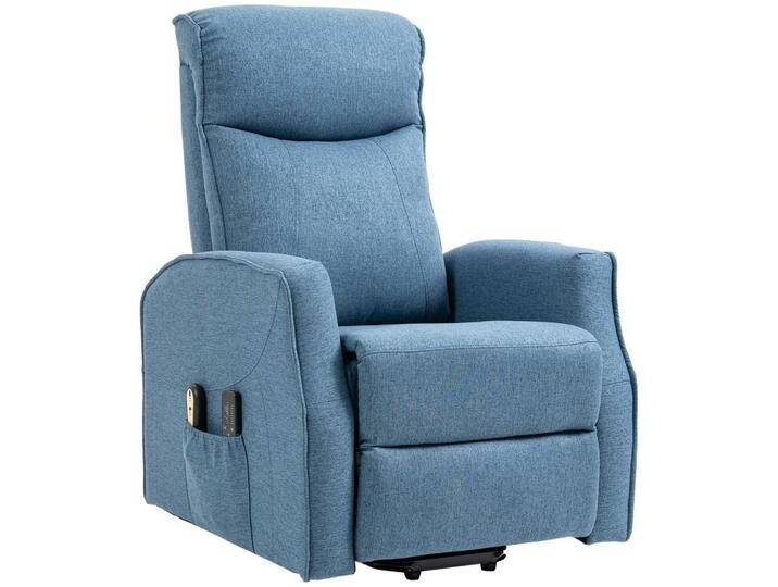 HOMCOM MASSAGESESSEL, Blau, Kunststoff, 87.5x110x74.5 cm, Wohnzimmer, Sessel, Massagesessel HOMCOM MASSAGESESSEL, Blau, Kunststoff, 87.5x110x74.5 cm, Wohnzimmer, Sessel, Massagesessel von Homcom