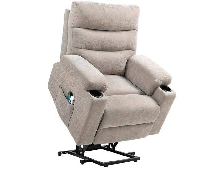 HOMCOM FERNSEHSESSEL, Braun, Kunststoff, 93x102x101 cm, Wohnzimmer, Sessel, Polstersessel von Homcom