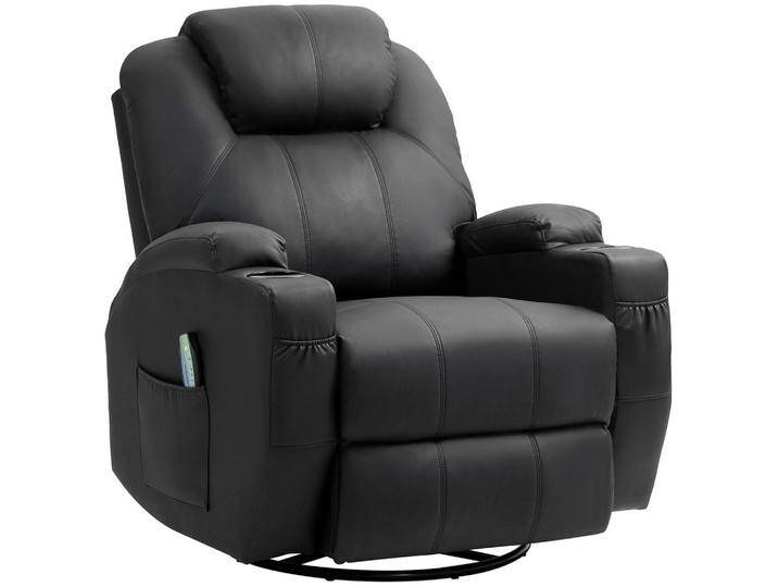 HOMCOM MASSAGESESSEL,, Schwarz, Metall, 99x106x89 cm, Wohnzimmer, Sessel, Relaxsessel von Homcom